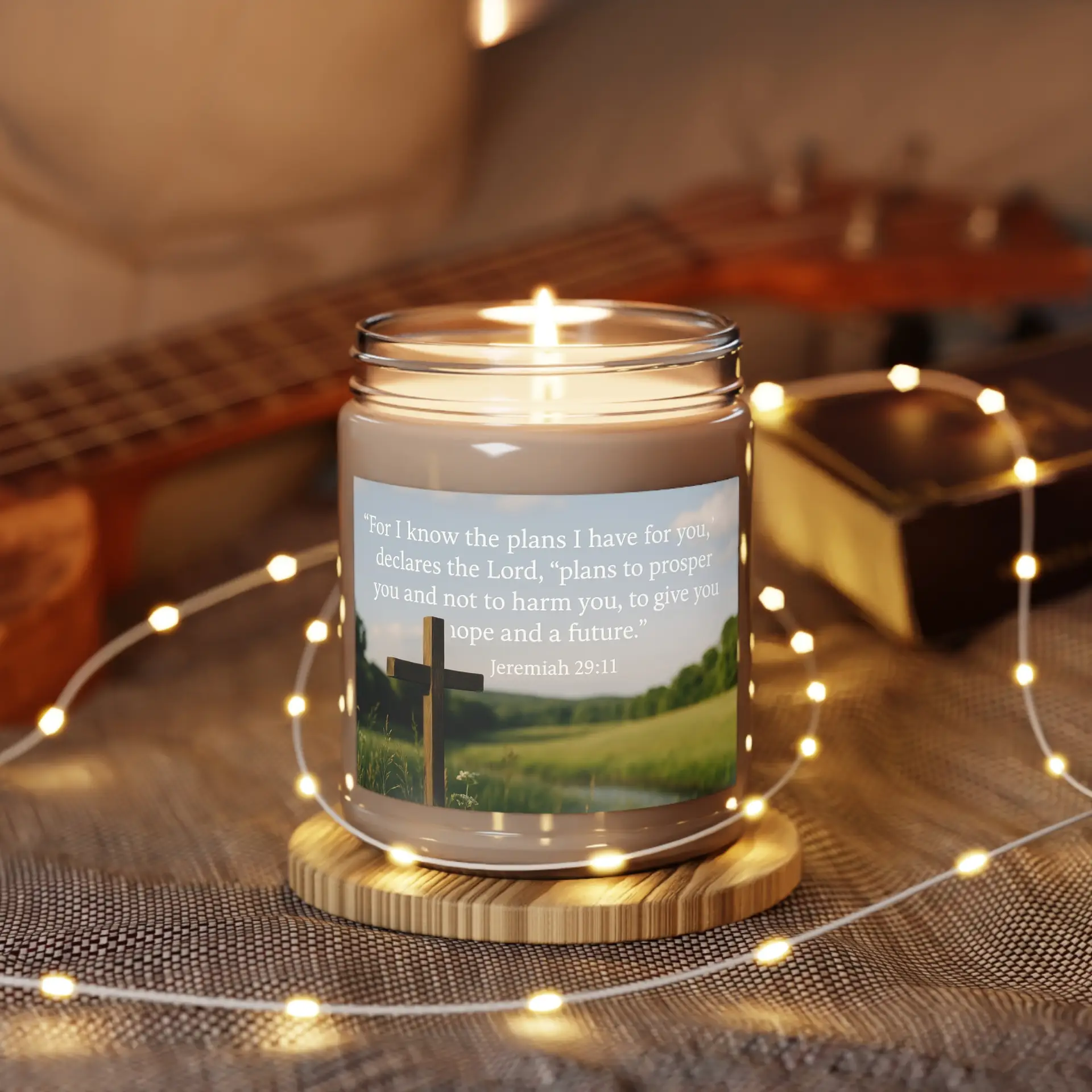 Uplifting Faith Scripture Art: Inspirational Bible Verse & Blessing Design - Image 7